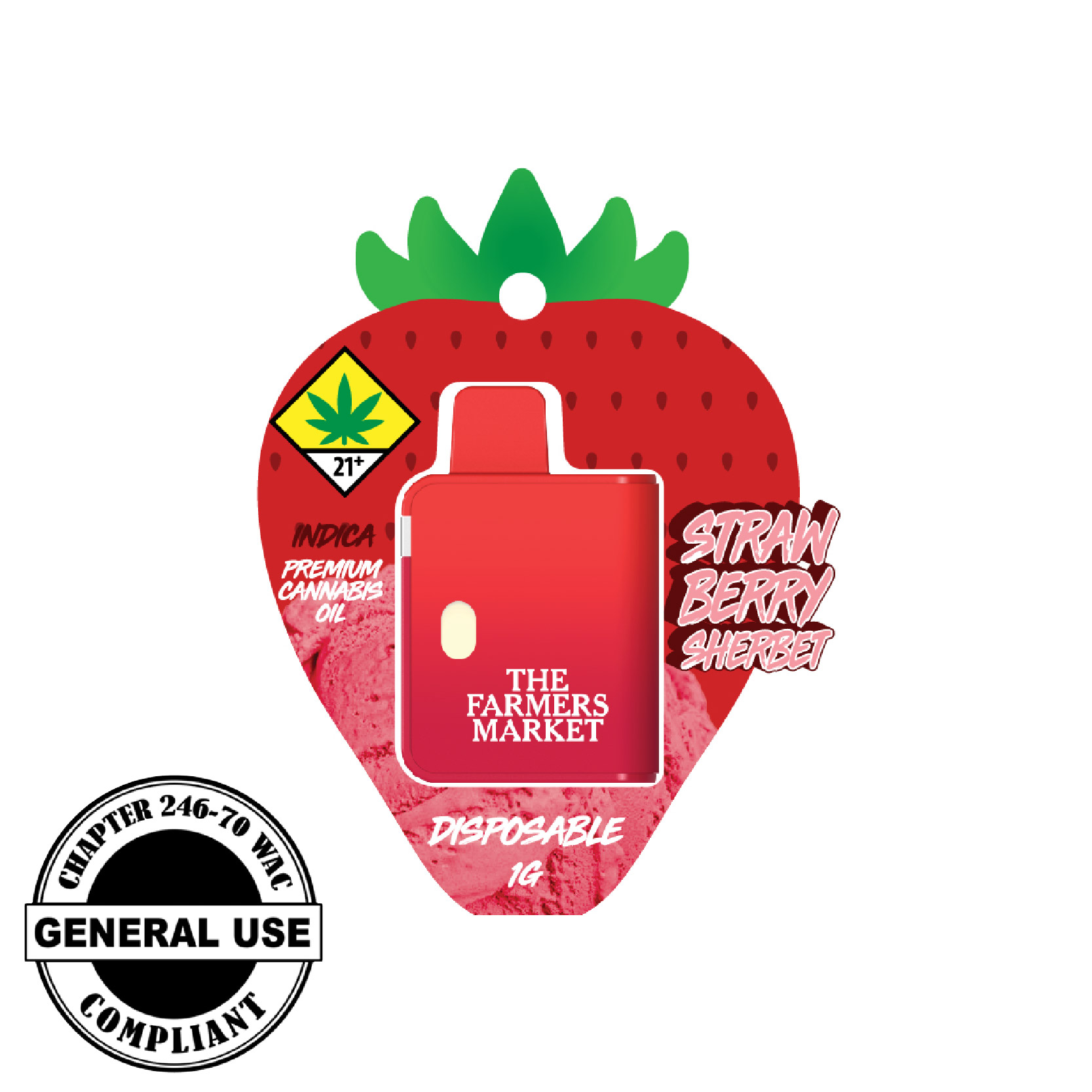 FM Strawberry Sherbet (IND) DISPO 1g