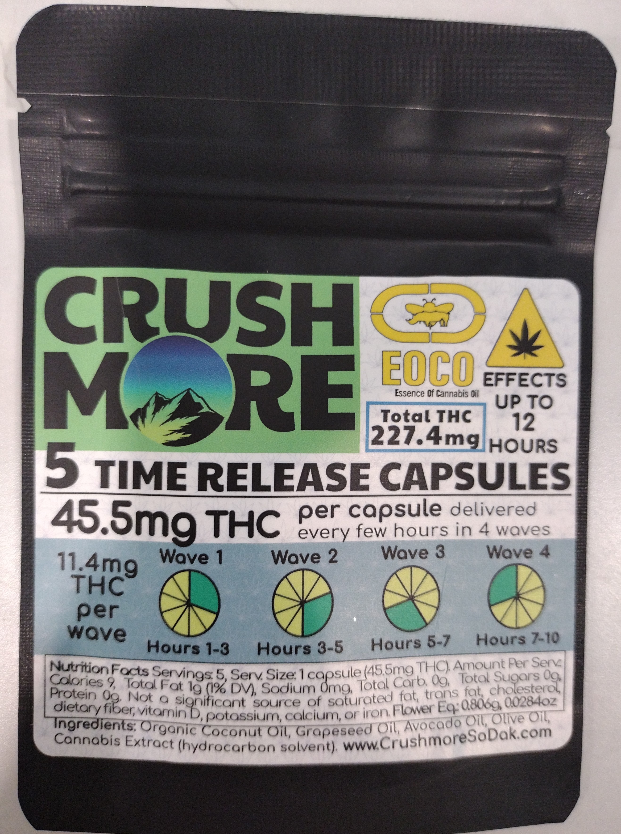 High Dose Time Release Capsule - 5pk - 45.5mg