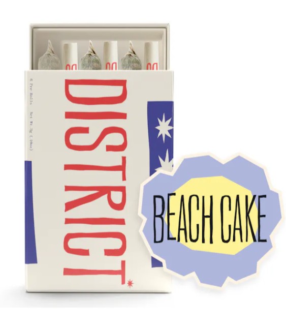 Beach Cake 6 Pack Pre-Roll's (6x0.5g)