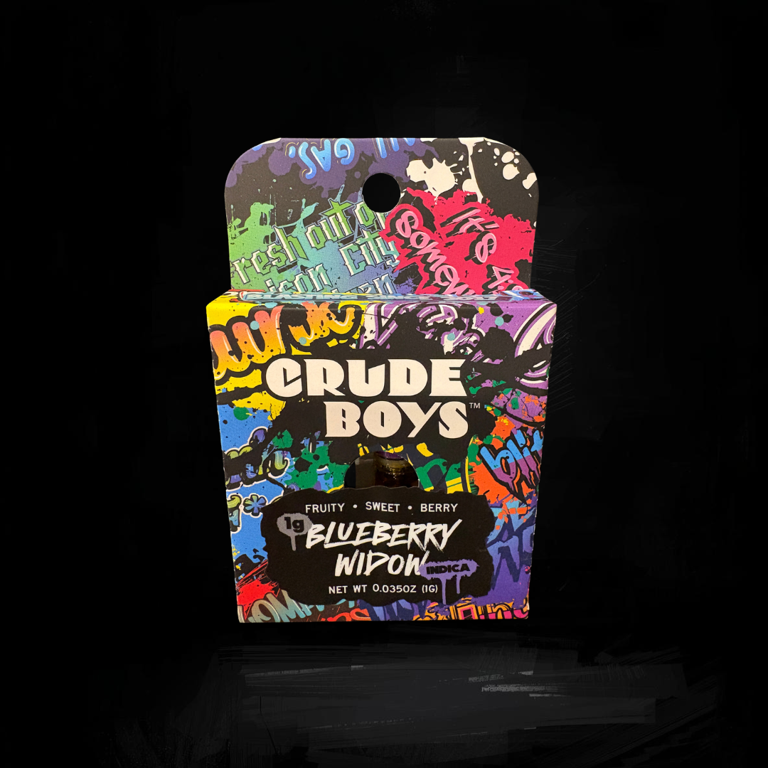 Blueberry Widow (Indica) | Crude Boys | 510 Vape Cartridge