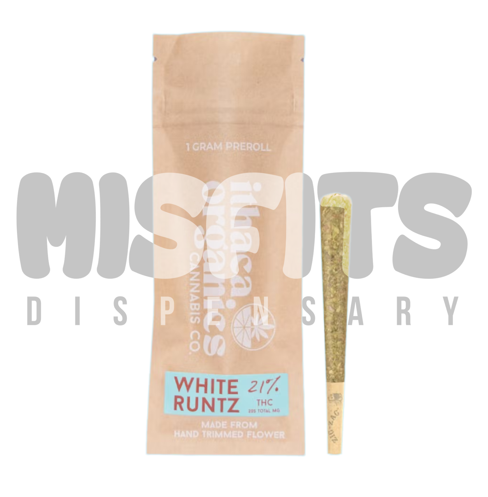 Ithaca Organics | White Runtz | Pre-Roll | 1g