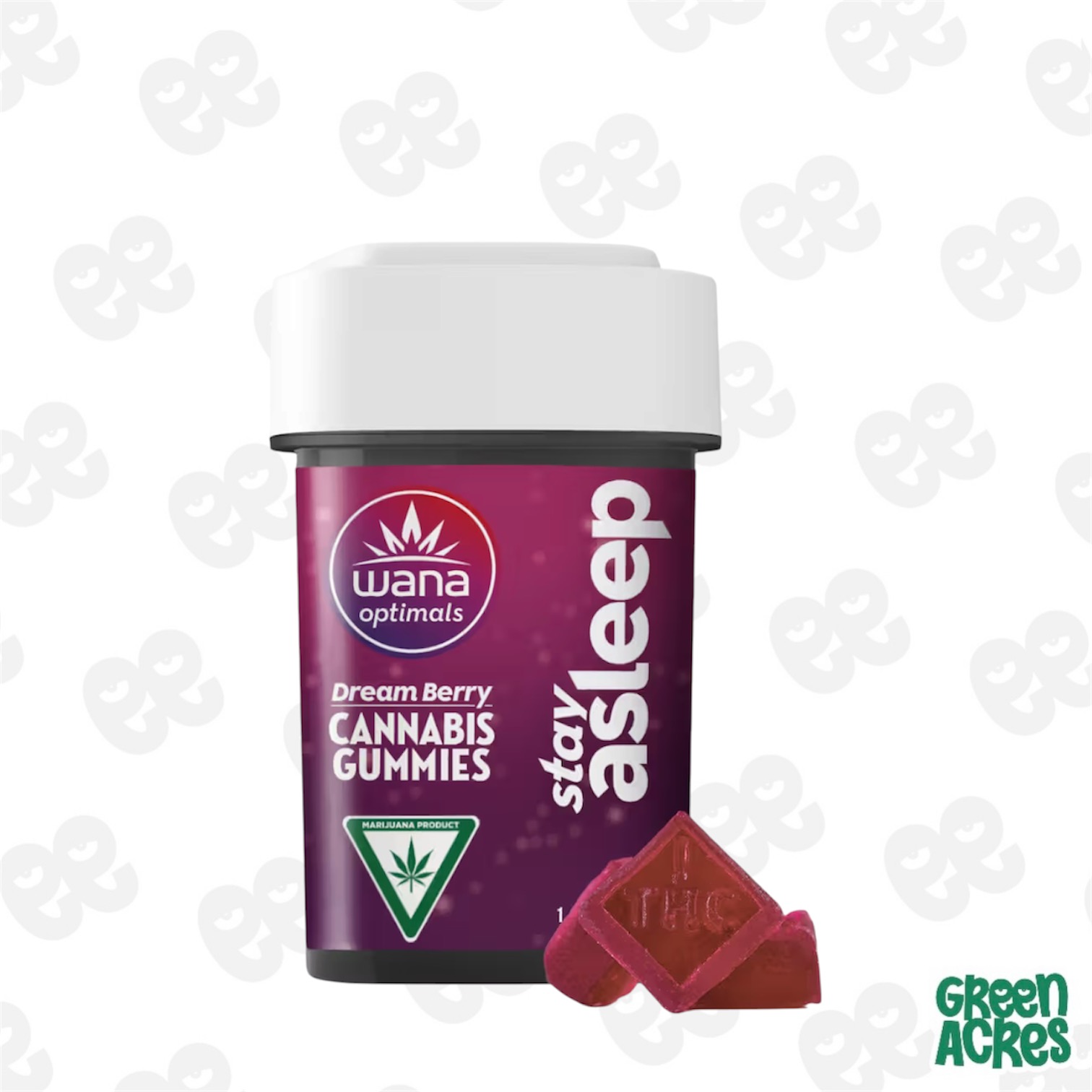 Wana Optimal: Stay Asleep DreamBerry 100MG Gummies