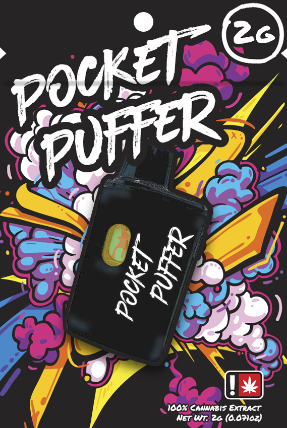 Tropic Trainwreck Cured Resin AIO Pocket Puffer