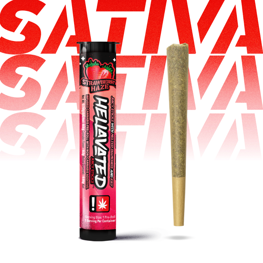 Strawberry Haze Juicy Stickz Infused Pre-Roll | 0.75g