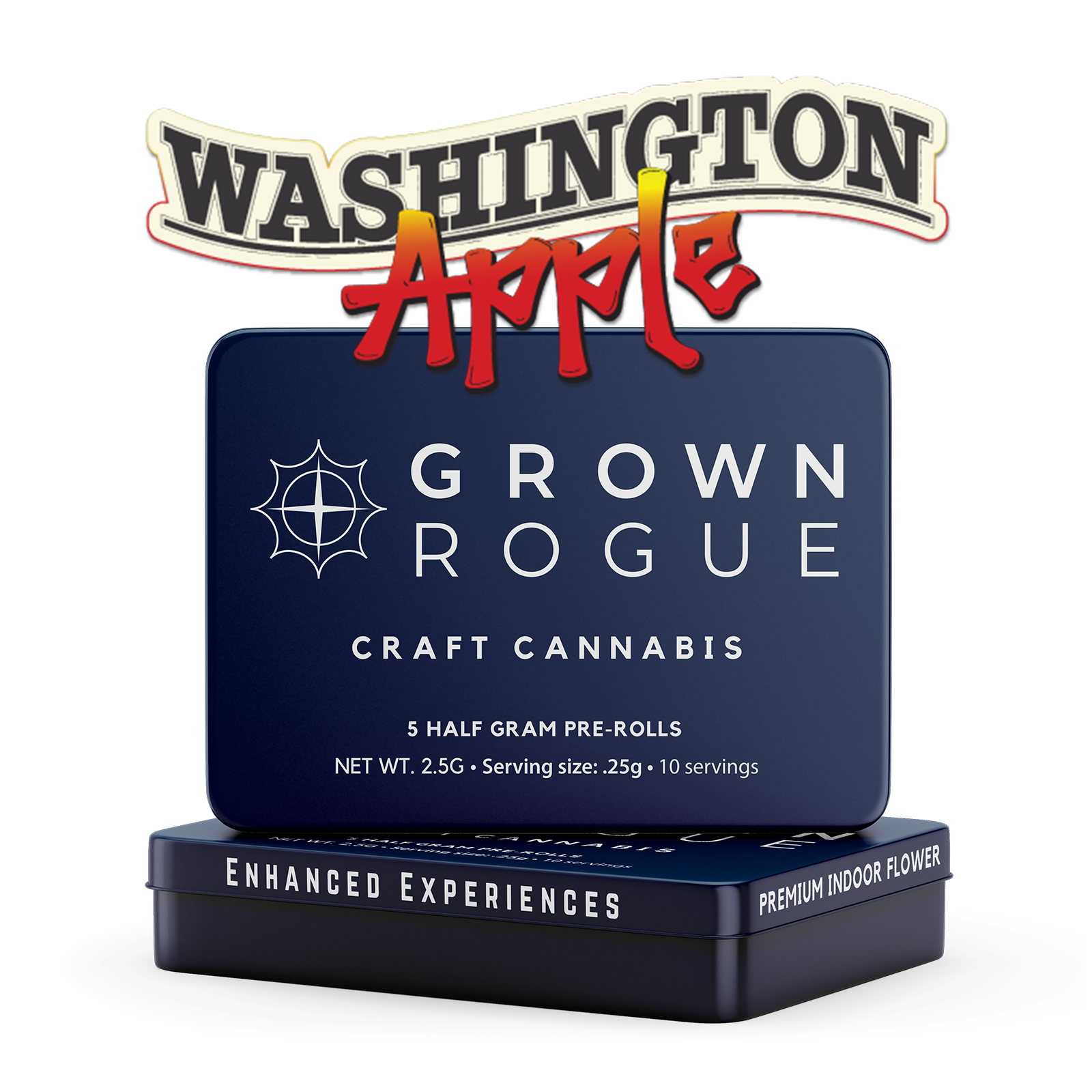 Grown Rogue Pre-Roll 5pk/ - Washington Apple