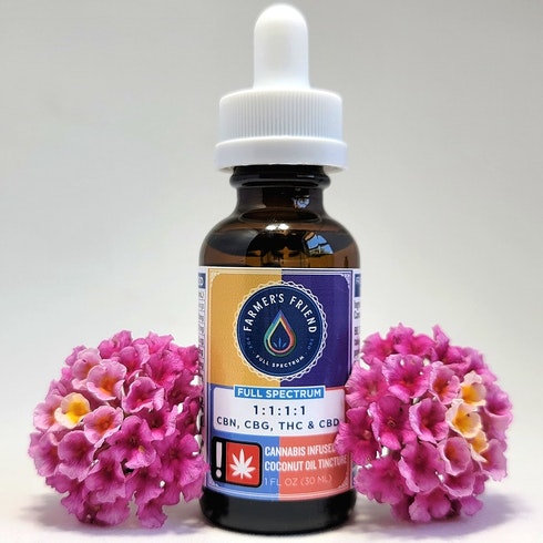 1:1:1:1 CBN:CBD:THC:CBG Tincture | 1oz