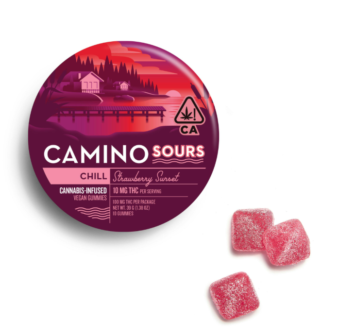 Camino - Sour Gummies - Strawberry Sunset (H) (100mg)