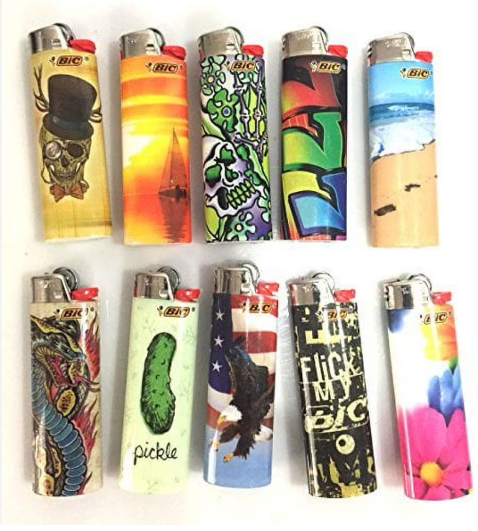 Bic Lighter Assorted Designs