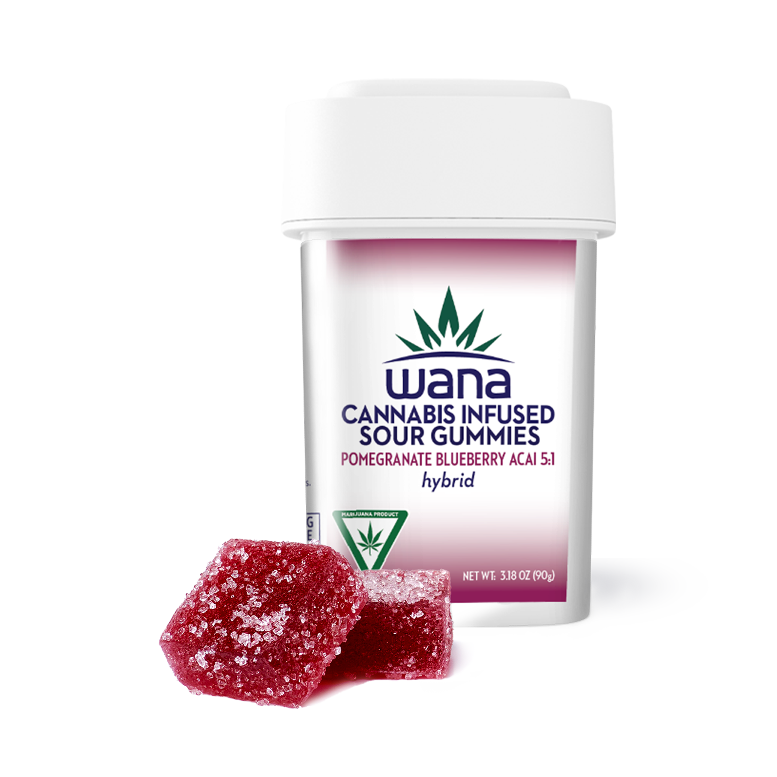 Vegan Gummy | Indica Pomegranate Blueberry Acai |  100mg