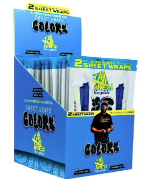 Organic Sheet Wraps Blue Gelato