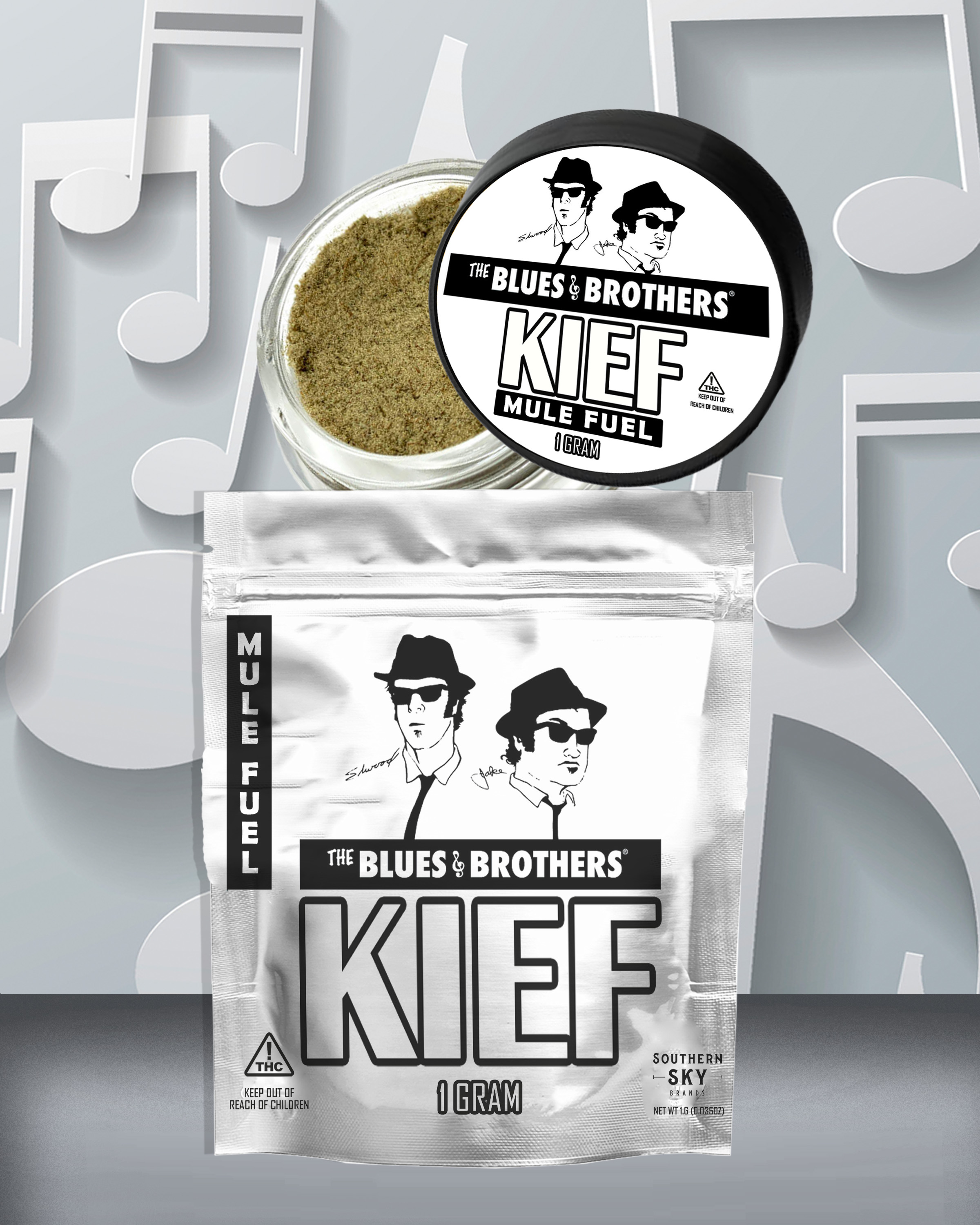 Southern Sky Brands | The Blues Brothers | 1g | Mule Fuel | Kief