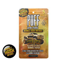 Puff | Mule Fuel x Acapulco Gold | Sativa 5 Pack Bubble Hash Infused Pre-Roll