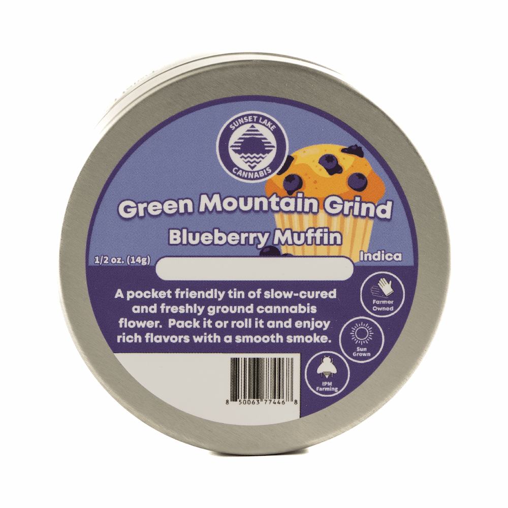 Sunset Lake | Green Mountain Grind | Blueberry Muffin Pre-Ground Flower