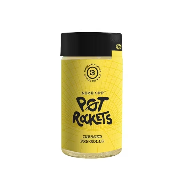 DAZE OFF Joint 1.5g FSHO Infused Pot Rockets: I Smoke, Therefore 3pk