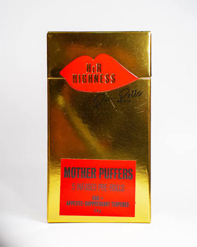 HER HIGHNESS - INFUSED PREROLLS 5 PACK - MOTHER PUFFERS - 2.5G