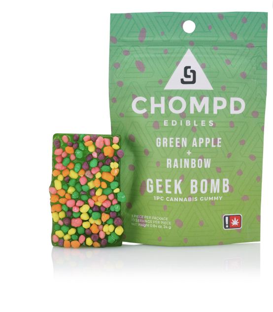 Green Apple Rainbow Geek Bomb