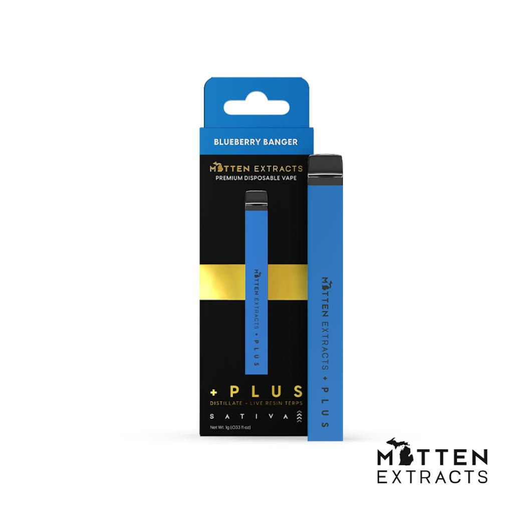 Mitten Extracts | Blueberry Banger Disposable Vape
