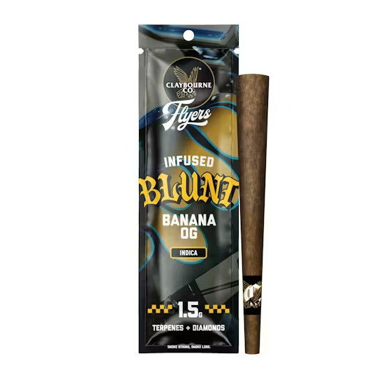 Claybourne Co. | Banana OG | Flyers Infused Blunt | 1.5g
