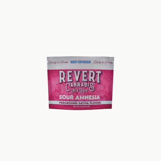 Revert | Sour Amnesia - Sativa Kief Infused Ground Flower | 14g