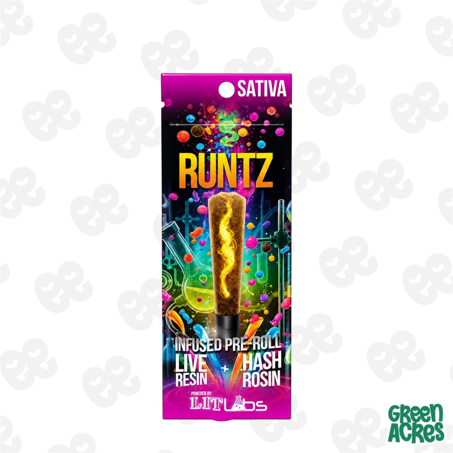 Lit Labs: Runtz 1.5G Resin/Rosin Infused Pre Roll
