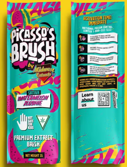 Picasso's Brush - Watermelon Zlushie - 2g Live Resin Dart