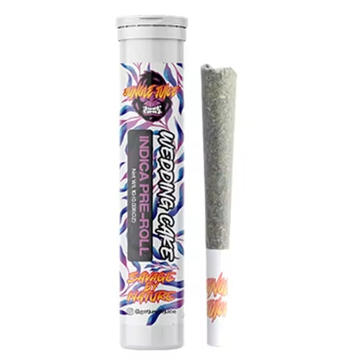 Jungle Juice Pre-Roll - Indica - Wedding Cake