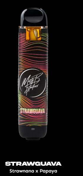 Matty B Stackers - Straw Guava - .5g Live Rosin Disposable