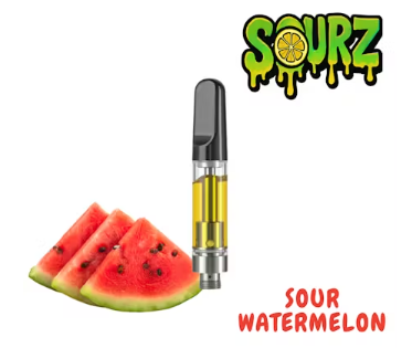 Liquid Gold | Sour Watermelon | Live Resin Distillate Blend Cart product photo