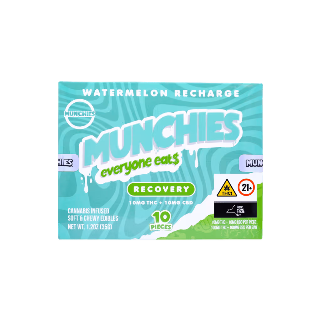 Munchies Recovery Watermelon Recharge 10pk 10mg Edibles