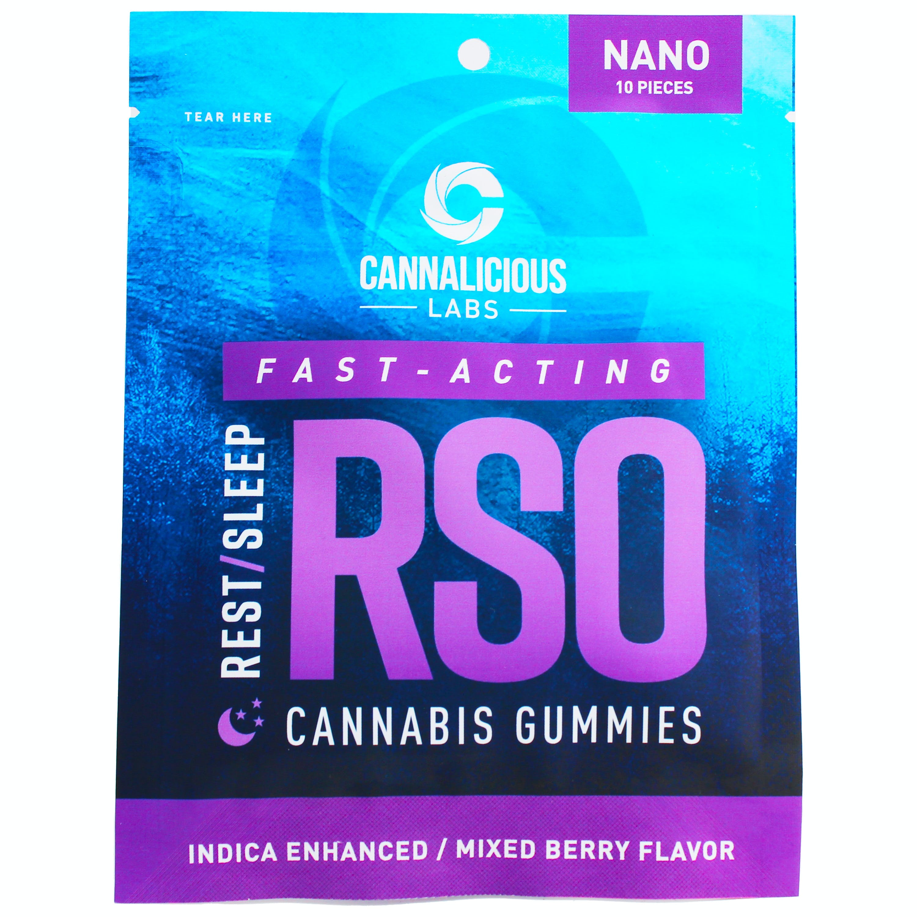 200MG | High Dose | RSO Gummies | Mixed Berry