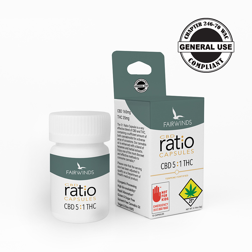 CBD 5:1 Ratio Capsules