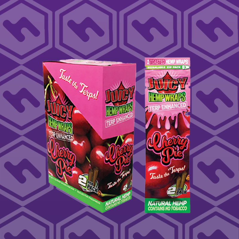 Juicy Jays | Terp Enhanced Wraps | Cherry Pie | 2 Pack
