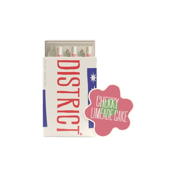 District Cannabis | 0.5g Pre-Roll 6-Pack | Cherry Limeade Cake