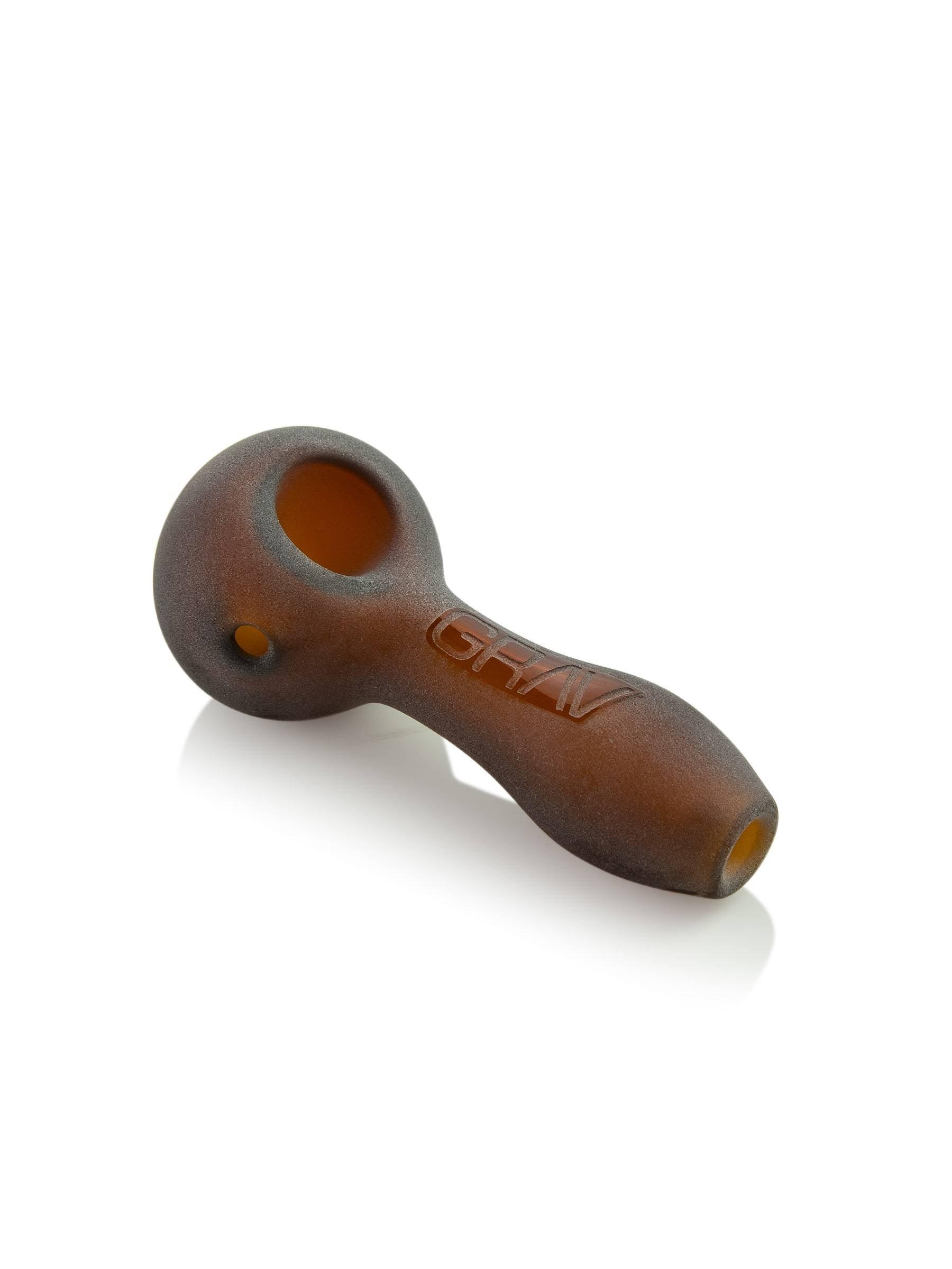 Amber Sandblasted Spoon
