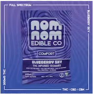 Nom Nom | Comfort | Blueberry Sky | 200mg thc-50 mg cbd-50 mg cbn