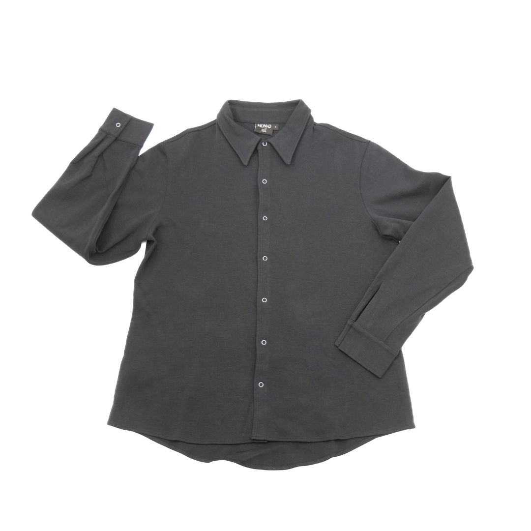 Black Button Up Xxl Apparel