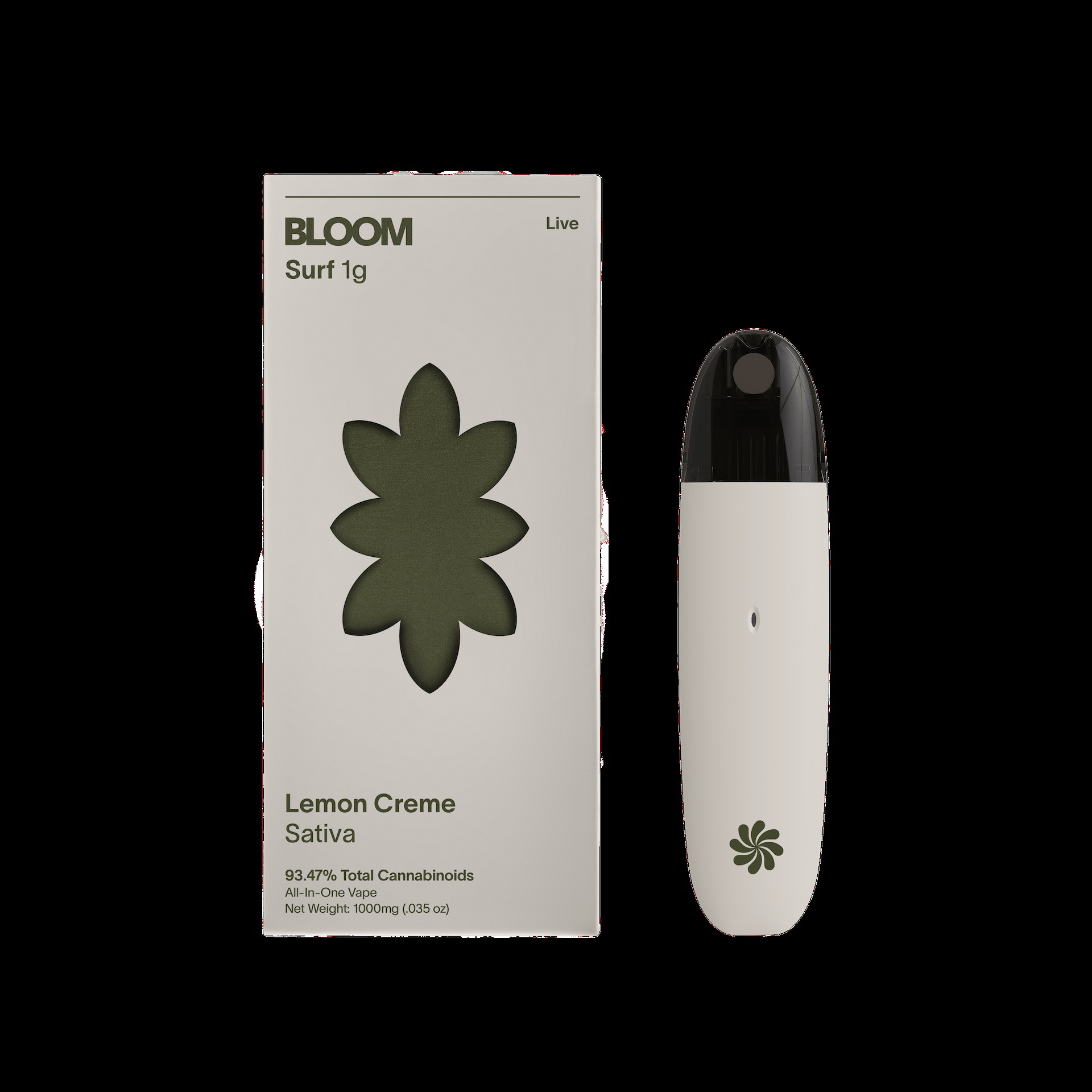 Lemon Creme Live Resin Disposable Pen - - Bloom