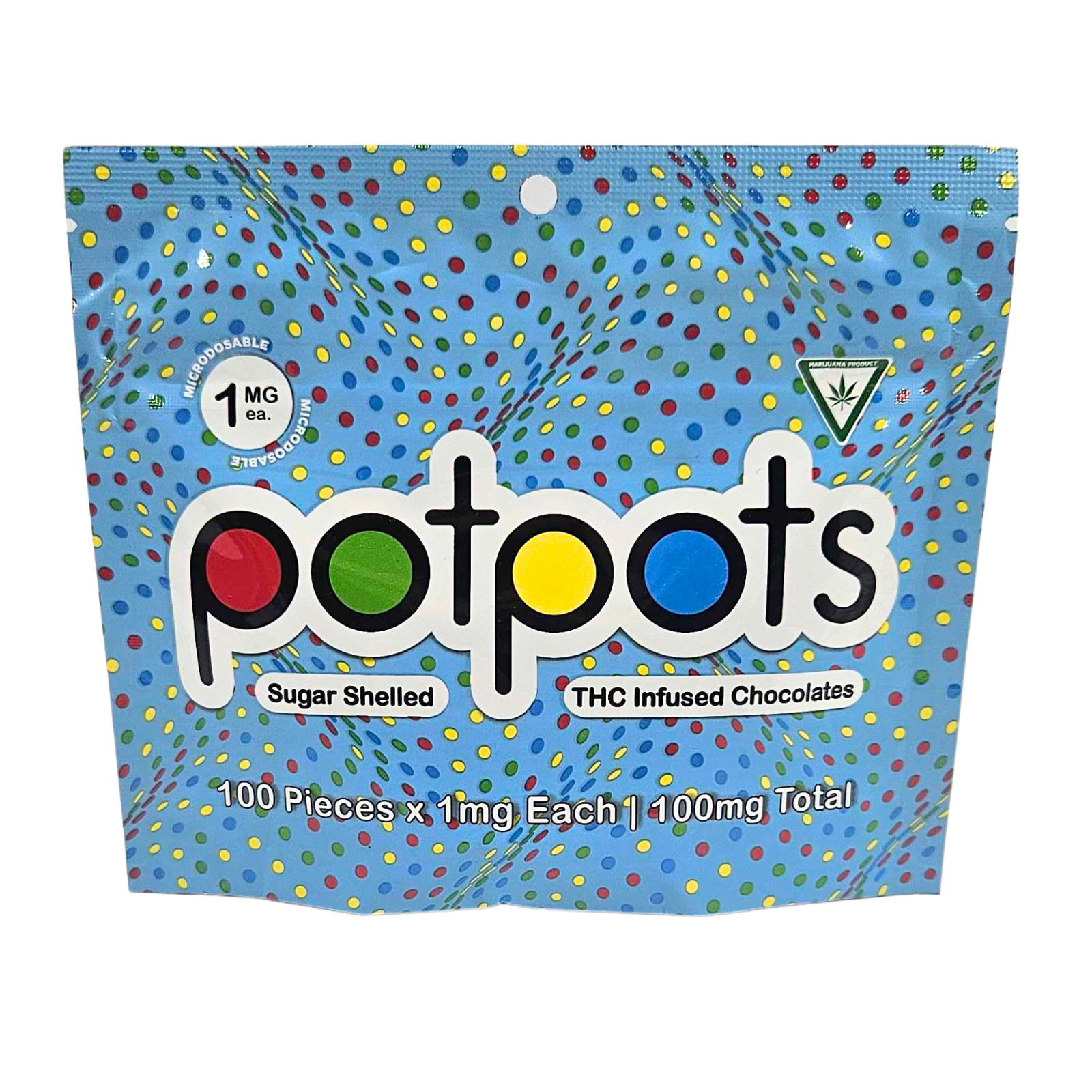 POTPOTS | Edible | Chocolate | Milk Chocolate | 100mg