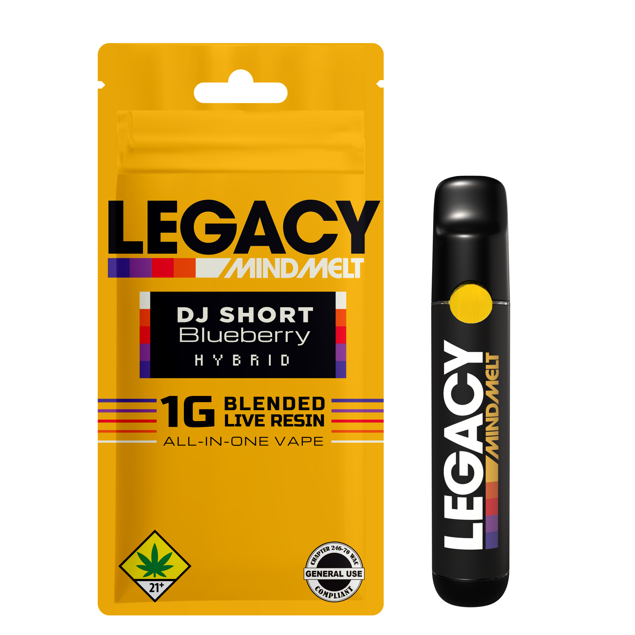 Legacy Dj Short Blueberry