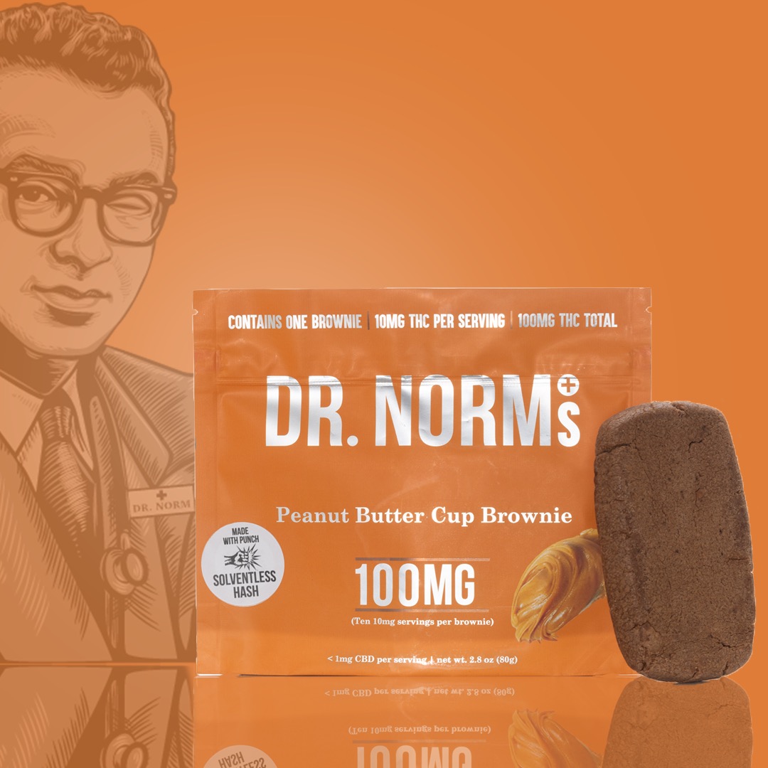 DR. NORM'S: Peanut Butter Cup Brownie