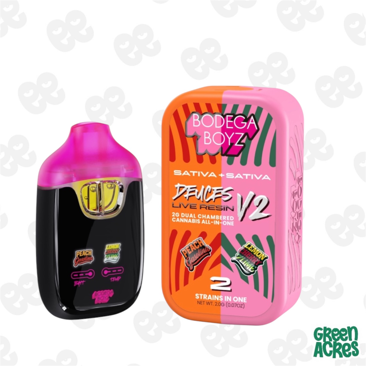 Bodega Boyz: Peach Gasolina x Lemon Cherry 2G Live Resin Disposable