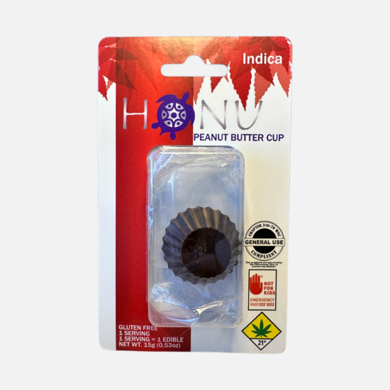 Honu PB Cups (Indica) 1pk (THC:10mg) .53oz