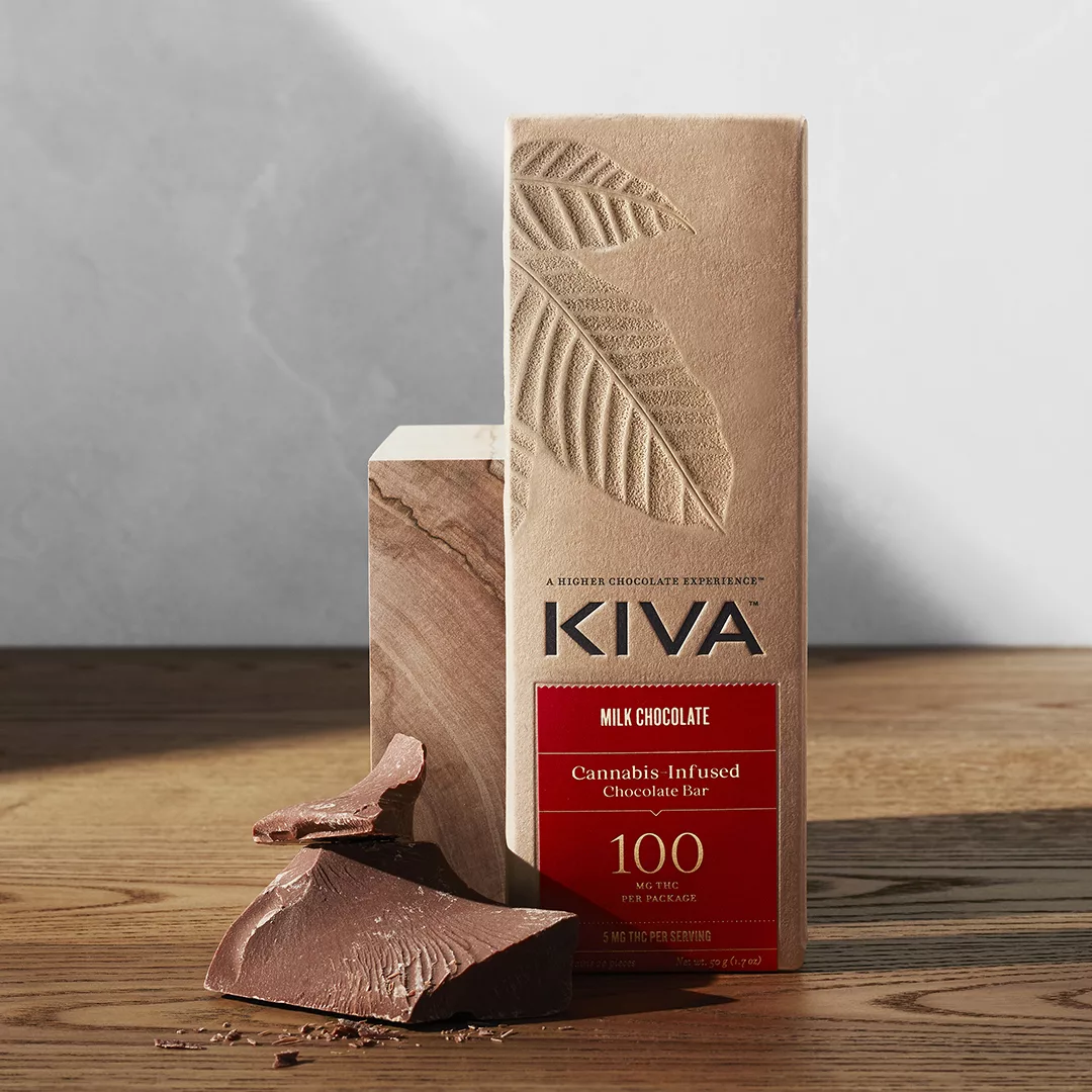 Kiva Chocolate - Milk Chocolate Bar - 200mg