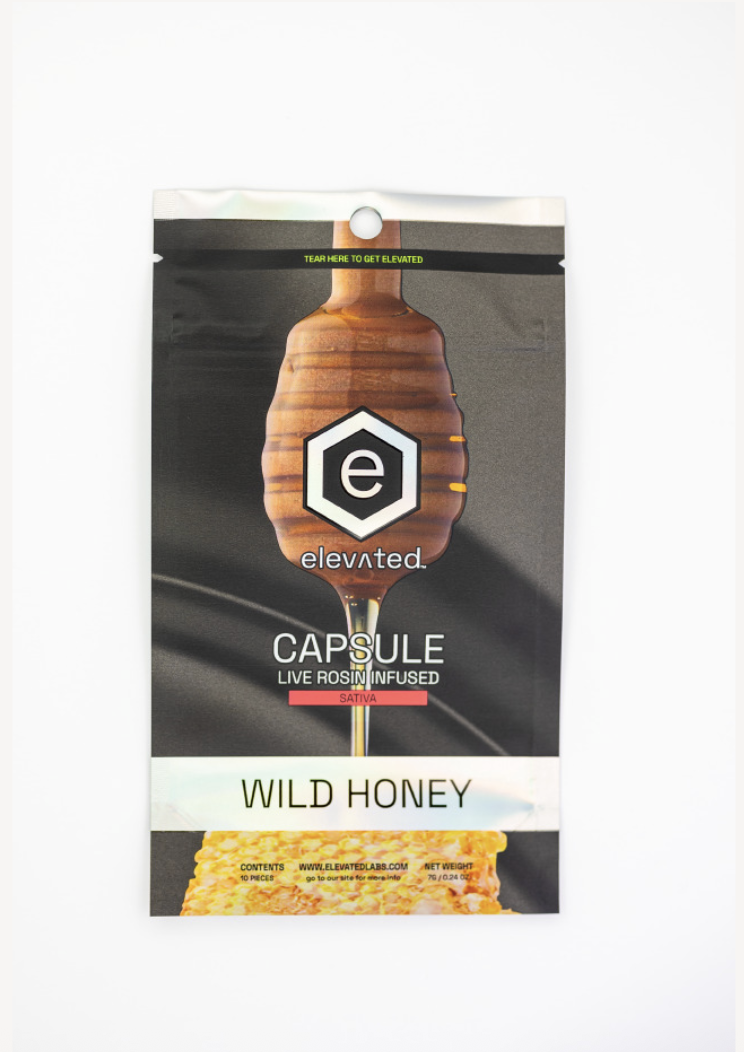 Elevated Live Rosin Honey Caps (S)-100mg