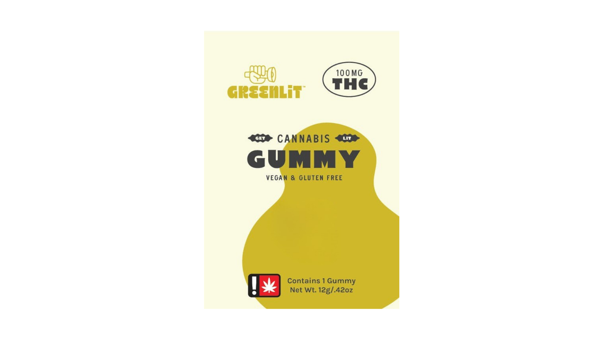 Sour Apple Sativa Gummy 1pk