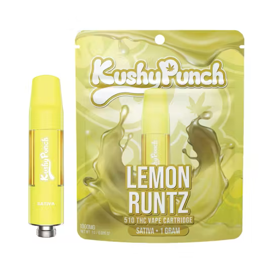 Kushy Punch | 1g 510 Cartridge | Lemon Runtz