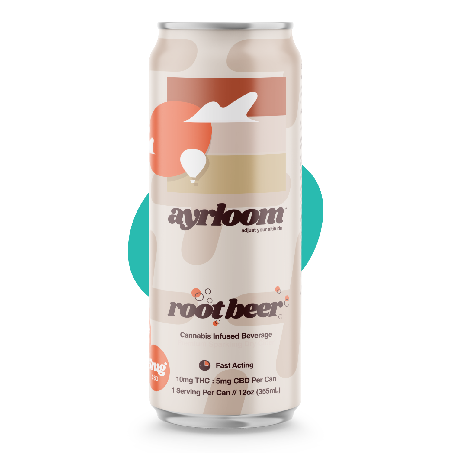 2:1 Beverage 12 oz | Root Beer UP I THC 10mg CBD 5mg (V) (GF) (RO)
