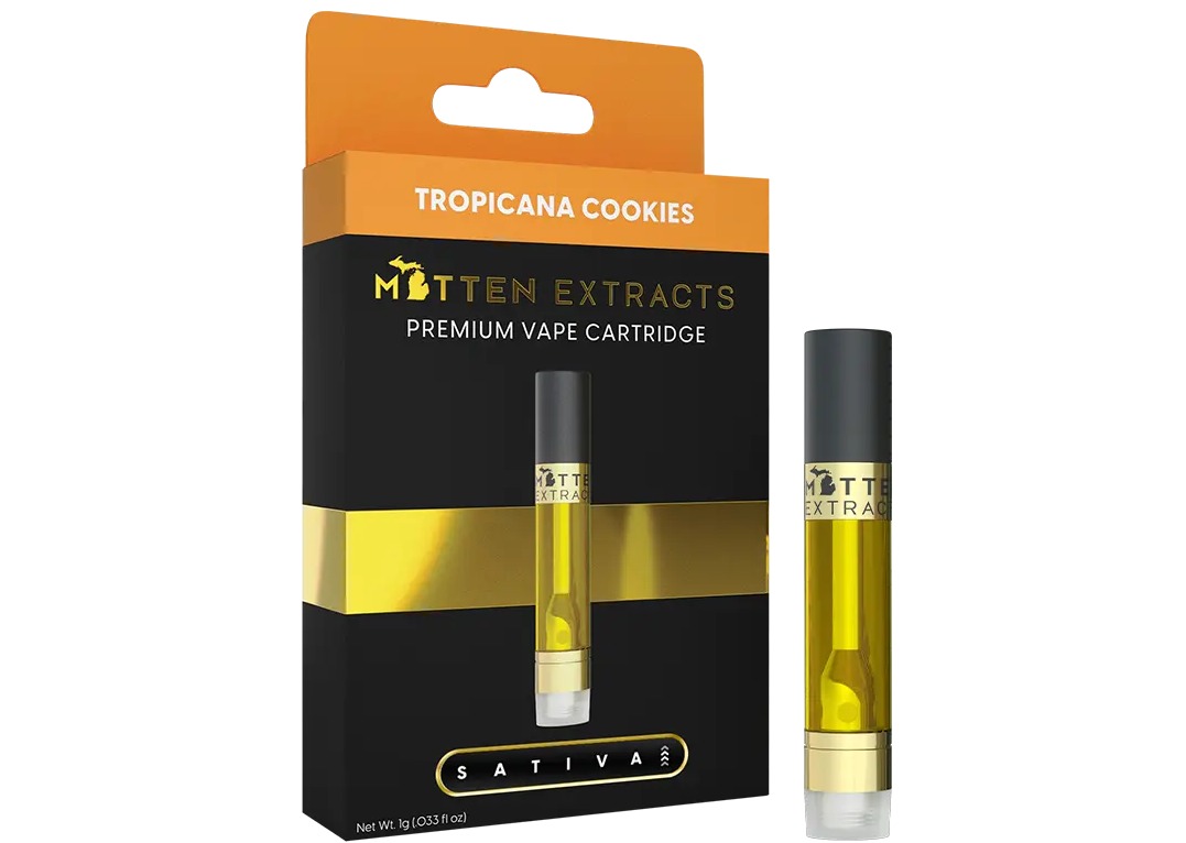 Mitten Extracts - Cartridge 1g - Tropicana Cookies - Sativa