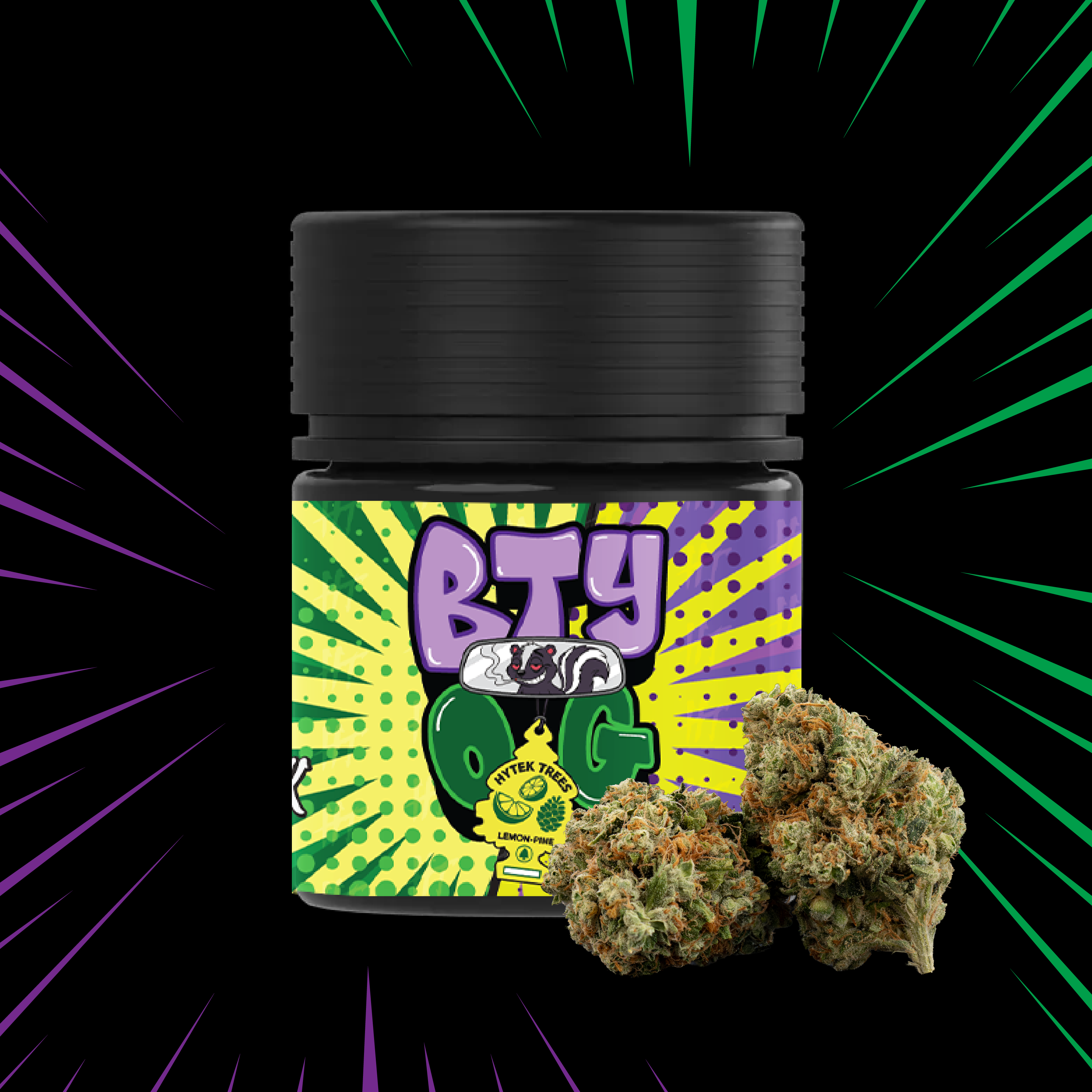 BTY OG | 1/8th PRE-PACK JAR | 3.5g