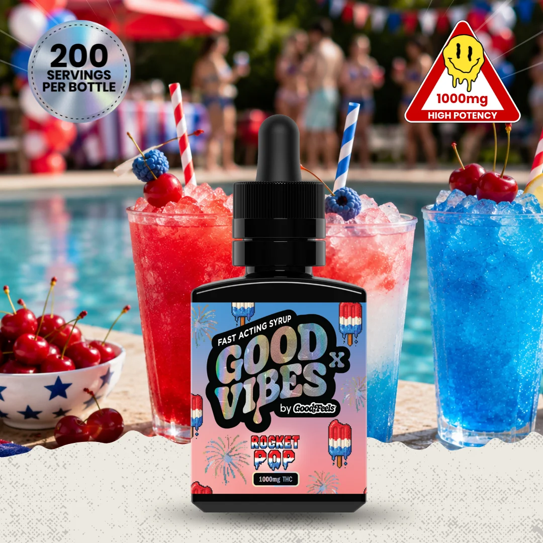 Rocket Pop Fast Acting Flavored Syrup Tincture 1000mg